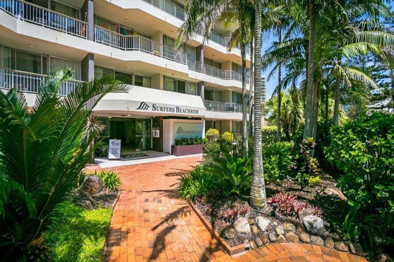 Surfers Beachside Holiday Apartments Gold Coast Exterior foto